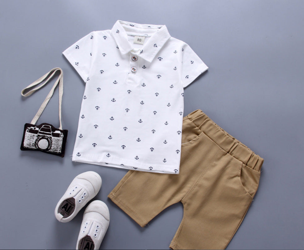 Anchor printed children's clothing