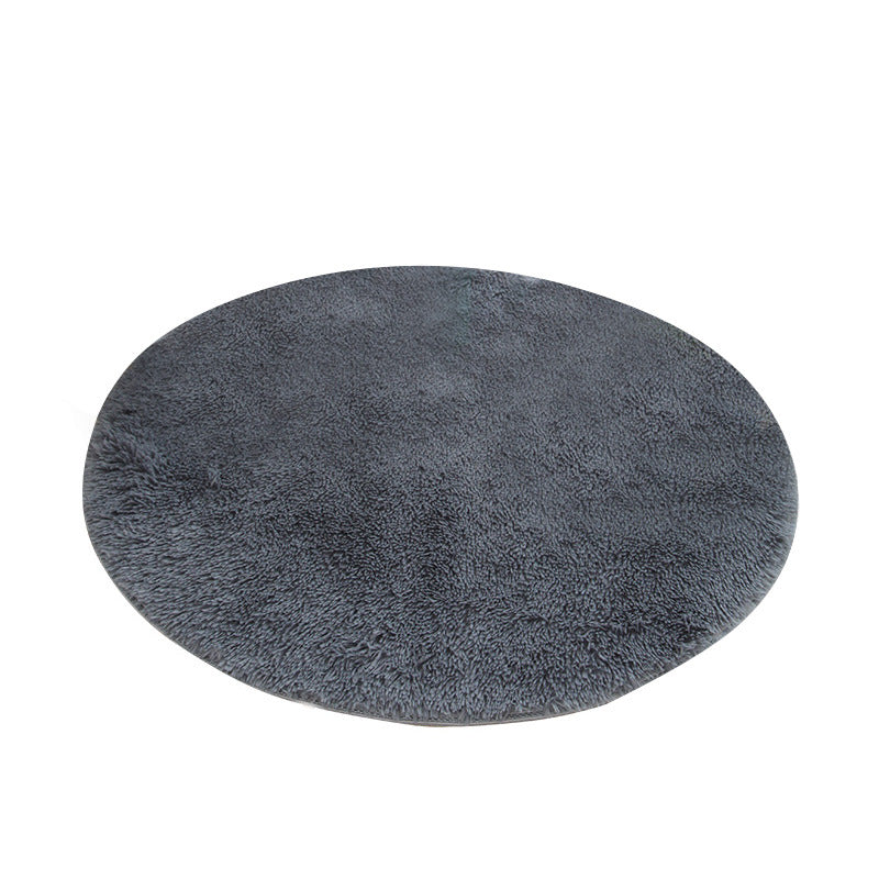 Modern Minimalist Ins Net Red Long-haired Carpet Computer Chair Mat Yoga Mat Washable Round Living Room Bedroom Bed Blanket