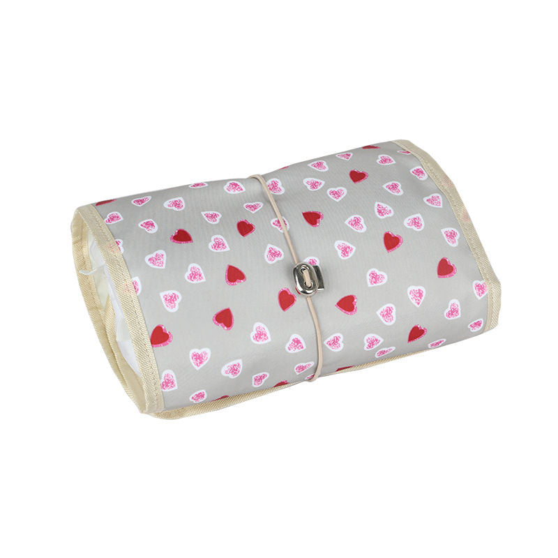 Cosmetic bag foldable and detachable hanging bag four-in-one wash bag