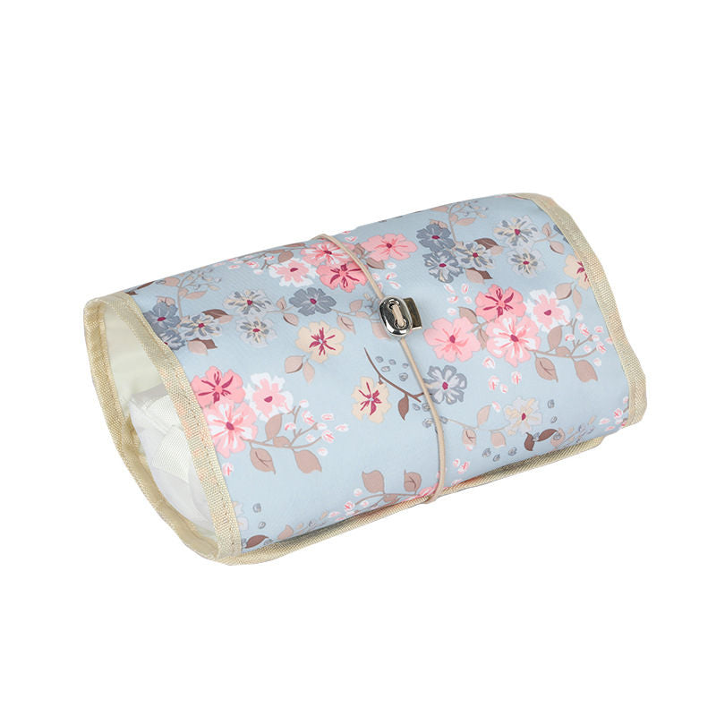 Cosmetic bag foldable and detachable hanging bag four-in-one wash bag