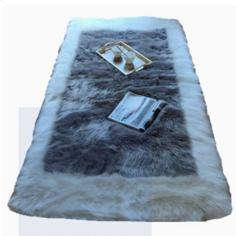 Back Shape Imitation Wool Thickened Bedroom Bedside Blanket