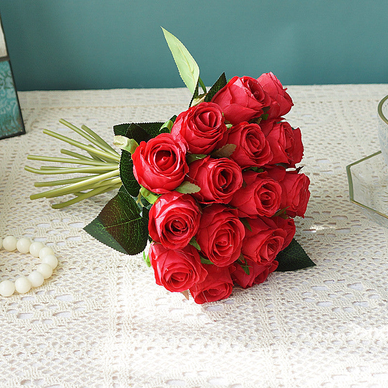18 Bridal Hand Letter Rose Bouquet Simulation Flowers Fake Flowers