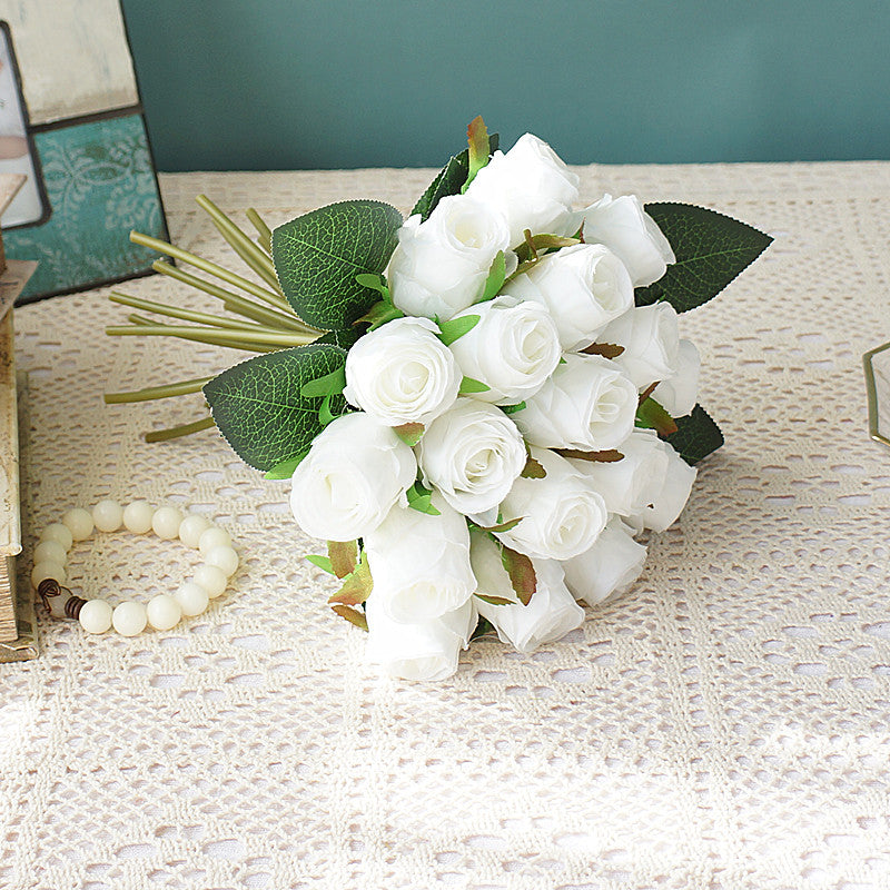 18 Bridal Hand Letter Rose Bouquet Simulation Flowers Fake Flowers