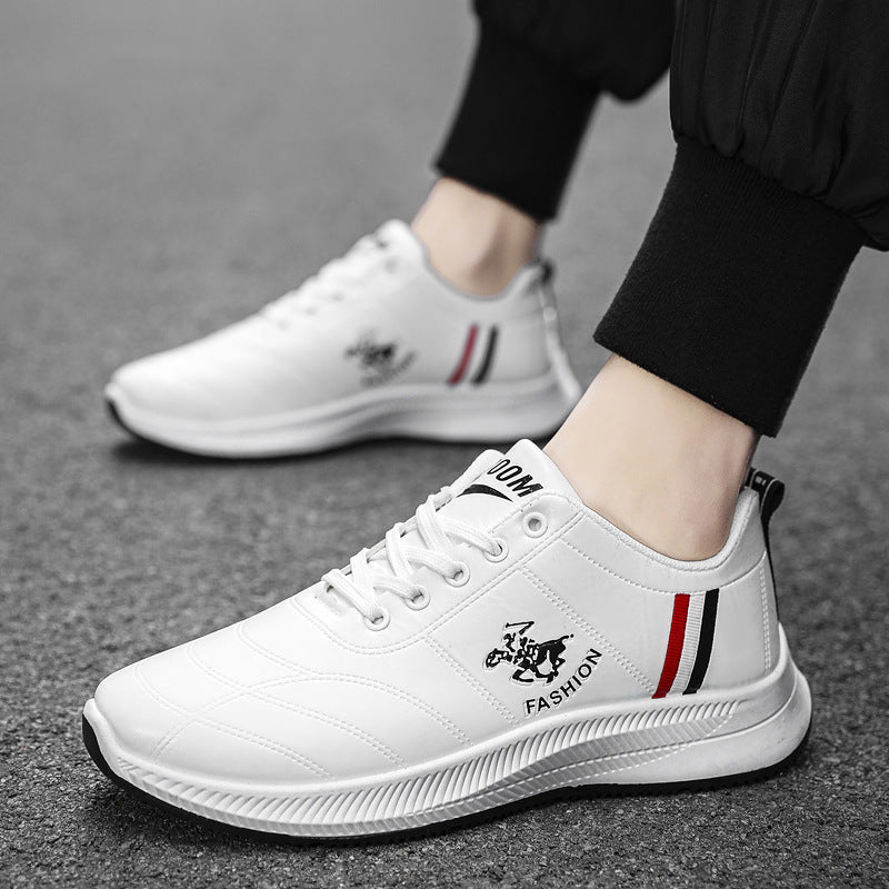 2022 Spring And Autumn New PU Leather Men's Shoes Business White Casual Shoes British Fashion Shoes Fashion Shoes