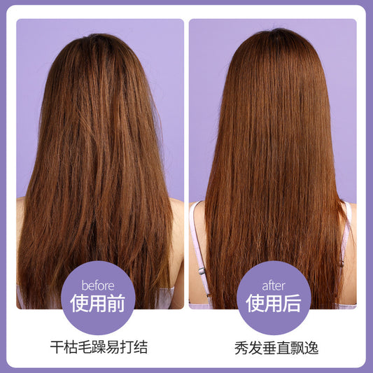 New USB Rechargeable Hair Straightening Comb Wireless Curling Iron Curling Straight Dual-purpose Electric Comb Lazy Ladies Hair Comb Cross-border