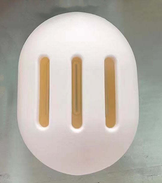 New Puff Storage Box Cosmetic Egg Bracket Oval Beauty Egg Bag Lying Mouth Pinch Music Opening Design