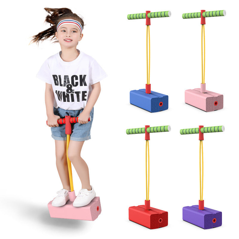 Children's Frog Jumping Toy High Jumper Sports Balance Training Equipment Bouncer Children's Baby Jumping Jumping Pole
