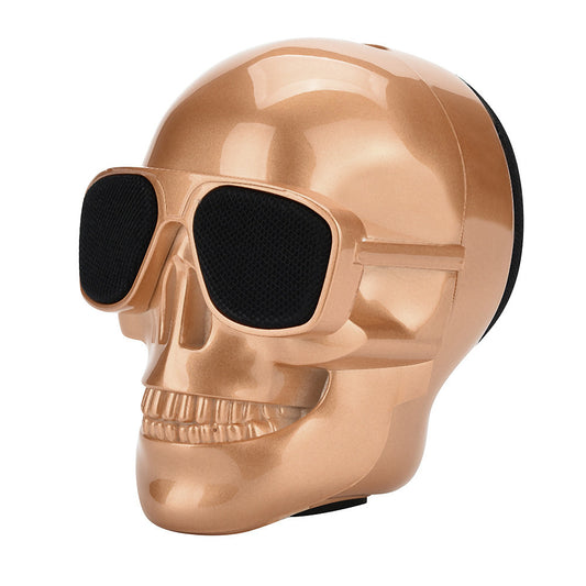 Portable Wireless Bluetooth Speaker Card Insertion Skull Head Design Small Large Sizes Available Bass Cannon Radio