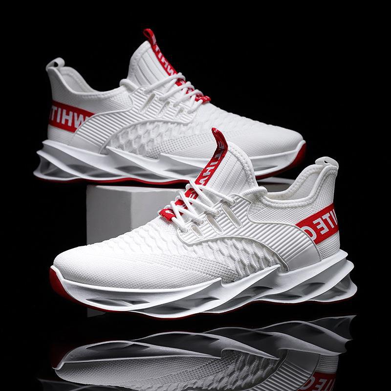 Men's Shoes 2022 Spring And Summer Flying Woven Breathable Mesh Casual Shoes Korean Version Of The Trend Low-top All-match Running Sports Men's Shoes
