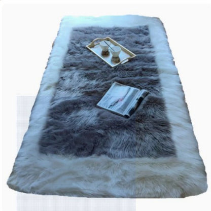 Back Shape Imitation Wool Thickened Bedroom Bedside Blanket