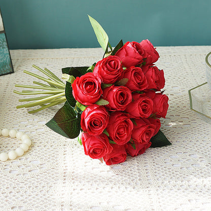 18 Bridal Hand Letter Rose Bouquet Simulation Flowers Fake Flowers