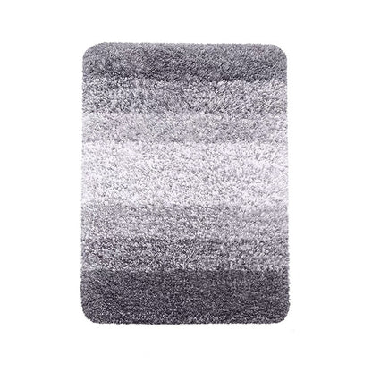 Hot Sale Gradient Microfiber TPR Non-slip Bottom Bathroom Shower Room Door Sink Absorbent Floor Mat Machine Wash