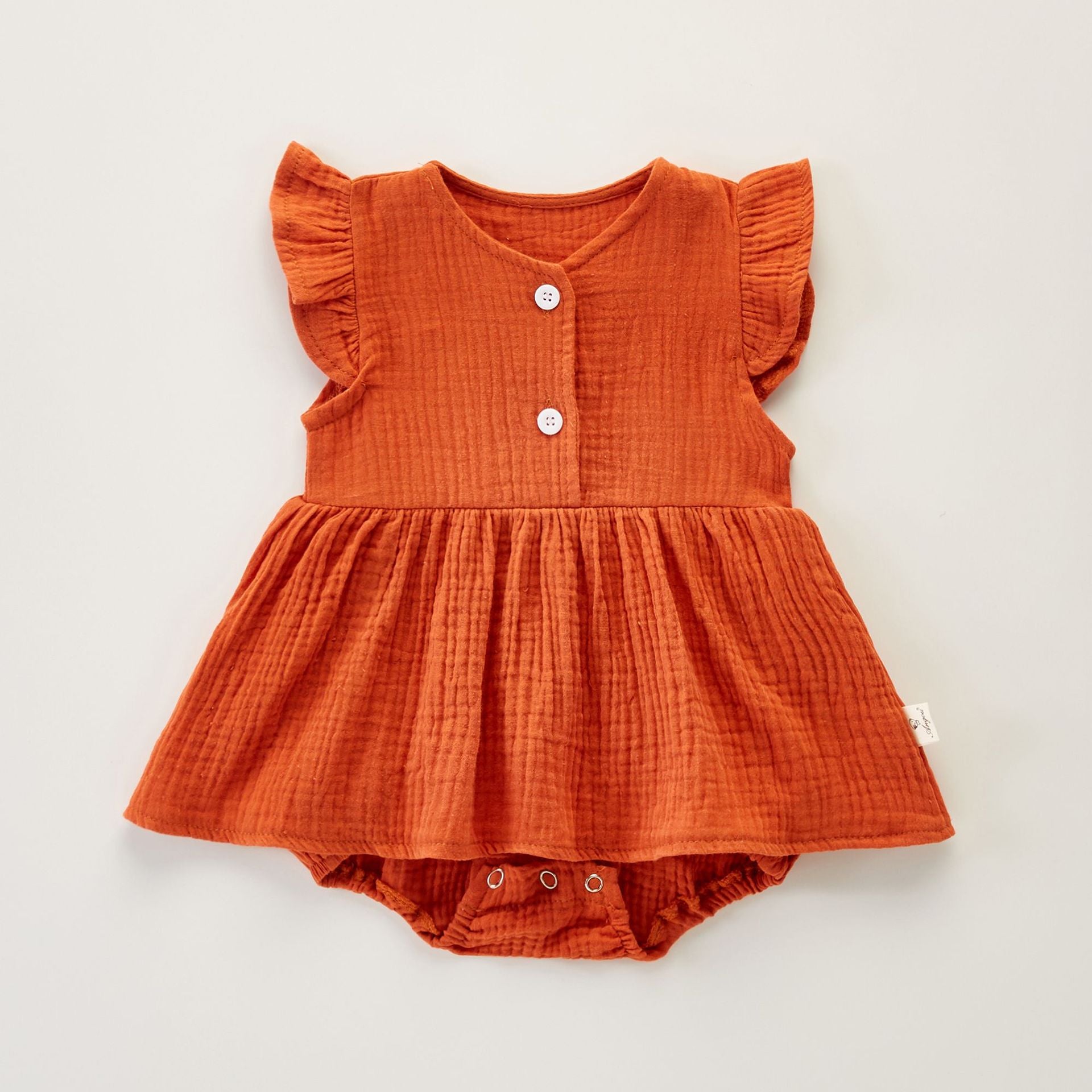Baby girl bodysuit Western style ruffled sweet romper